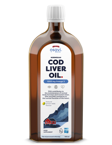 Norwegian Cod Liver Oil, 1000mg Omega 3...