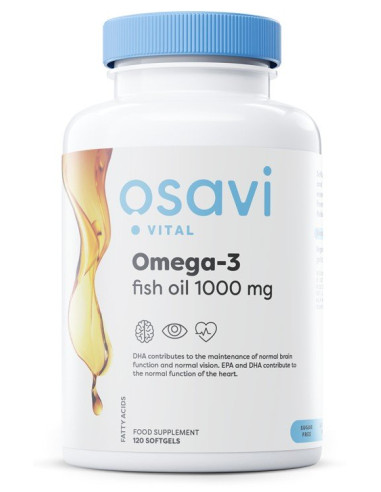 Omega-3 Fish Oil Molecularly Distilled, 1000mg...