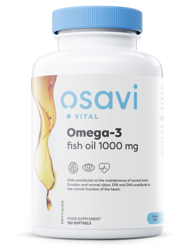 Omega-3 Fish Oil Molecularly Distilled, 1000mg...