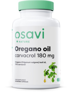 Oregano Oil Carvacrol, 180mg - 120 enteric caps | Osavi
