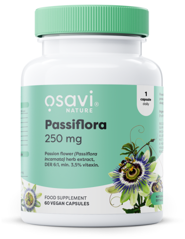 Passiflora, 250mg - 60 vegan caps | Osavi