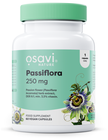 Passiflora, 250mg - 60 vegan caps | Osavi