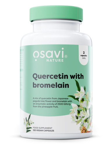 Quercetin with Bromelain - 120 vegan caps | Osavi