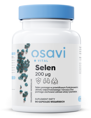 Selen, 200mcg - 90 vegan caps | Osavi