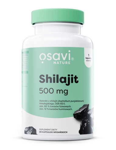 Shilajit (Nature), 500mg - 90 vegan caps | Osavi