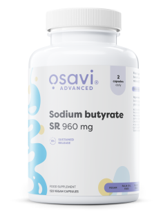 Sodium butyrate SR, 960mg - 120 vegan capsules | Osavi