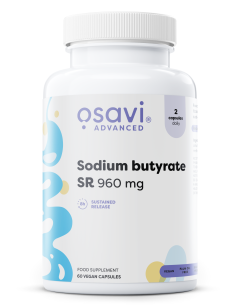 Sodium butyrate SR, 960mg - 60 vegan capsules | Osavi