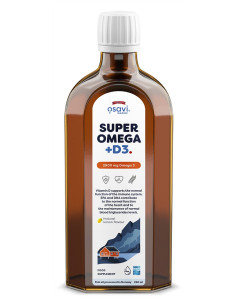 Super Omega + D3, 2900mg Omega 3 (Lemon) - 250 ml. | Osavi