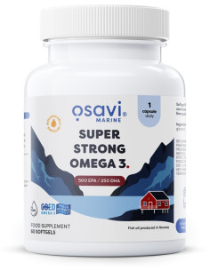 Super Strong Omega 3, 500 EPA / 250 DHA - 60 softgels |...
