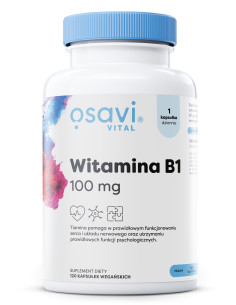 Witamina B1, 100mg - 120 vegan caps  | Osavi
