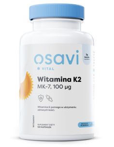 Witamina K2 MK-7, 100mcg - 120 softgels | Osavi