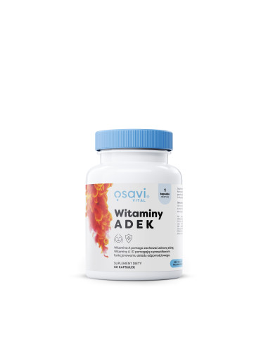 Witaminy ADEK - 60 softgels | Osavi