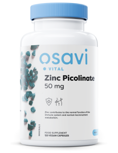 Zinc Picolinate, 50mg - 120 vegan caps | Osavi