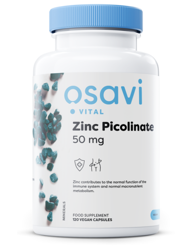 Zinc Picolinate, 50mg - 120 vegan caps | Osavi