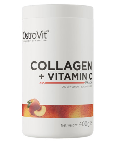 Collagen + Vitamin C, Peach - 400g | OstroVit