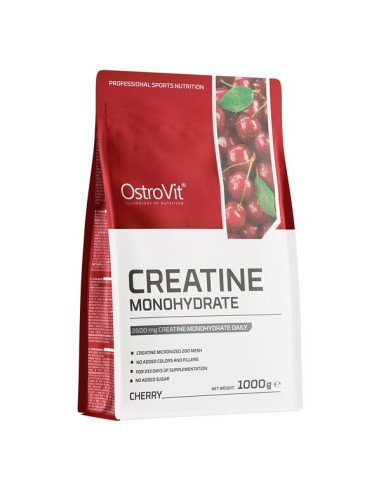 Creatine Monohydrate, Cherry - 1000g | OstroVit