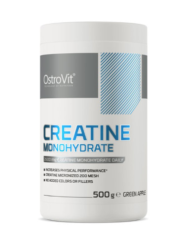 Creatine Monohydrate, Green Apple - 500g |...