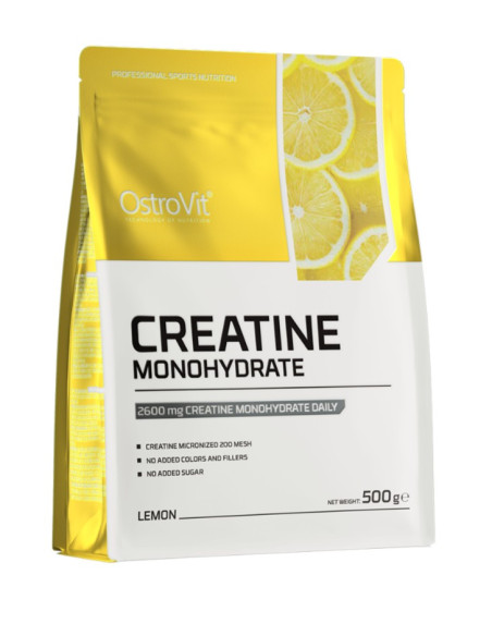 Creatine Monohydrate, Lemon - 500g | OstroVit