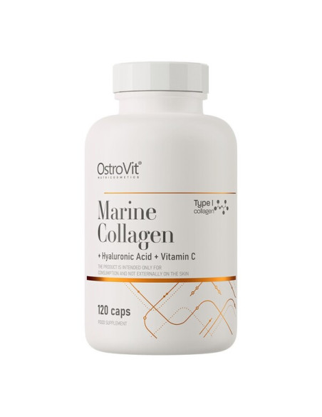 Marine Collagen + Hyaluronic Acid + Vitamin C - 120 caps | OstroVit