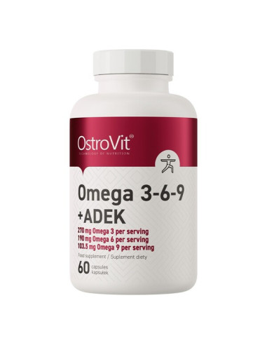 Omega 3-6-9 + ADEK - 60 caps | OstroVit
