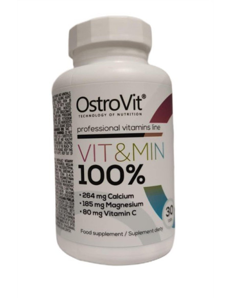 Vit&Min 100% - 30 tablets | OstroVit
