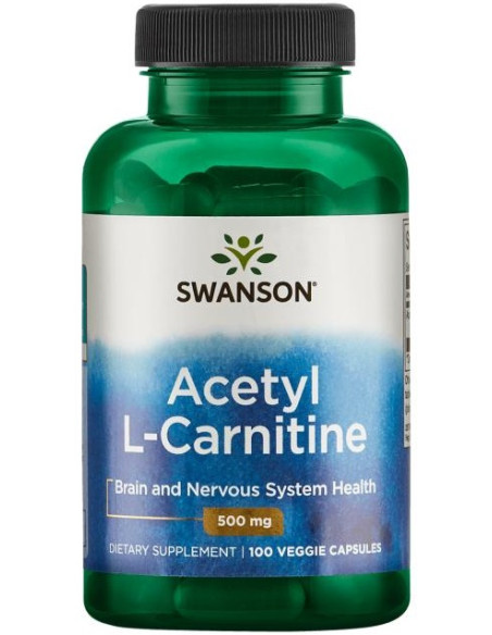 Acetyl L-Carnitine, 500mg - 100 vcaps | Swanson