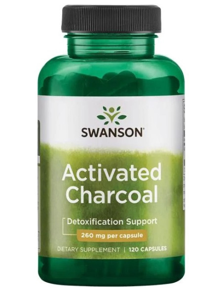 Activated Charcoal, 260mg - 120 caps | Swanson