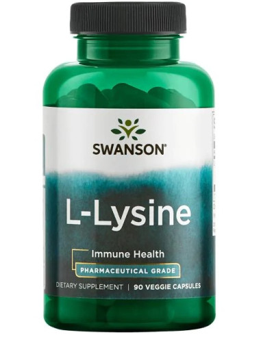 AjiPure L-Lysine, 500mg - 90 vcaps | Swanson