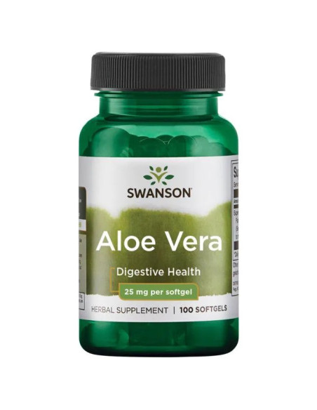 Aloe Vera, 25mg - 100 softgels | Swanson