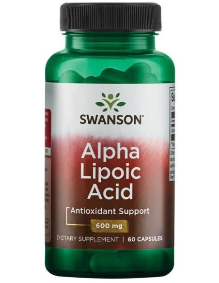 Alpha Lipoic Acid, 600mg - 60 caps | Swanson