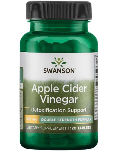 Apple Cider Vinegar, 200mg Double-Strength -...