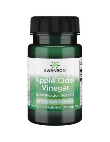 Apple Cider Vinegar, 200mg Double-Strength - 30...