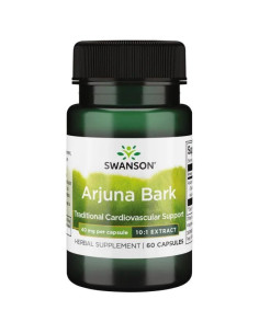 Arjuna Bark (10:1) Extract, 40mg - 60 caps | Swanson