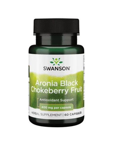 Aronia Black Chokeberry Fruit, 400mg - 60 caps...