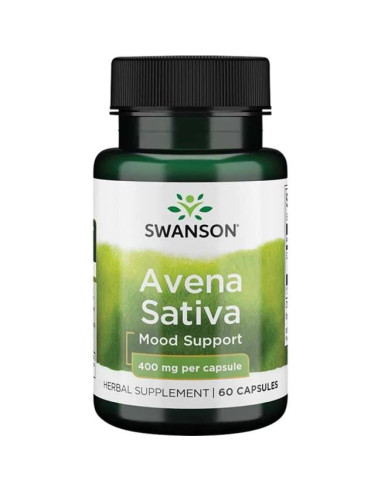 Avena Sativa, 400mg - 60 caps | Swanson