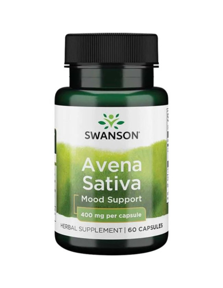 Avena Sativa, 400mg - 60 caps | Swanson