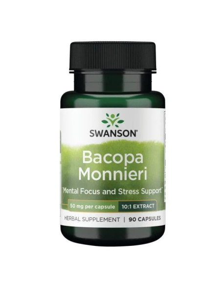 Bacopa Monnieri 10:1 Extract, 50mg - 90 caps | Swanson