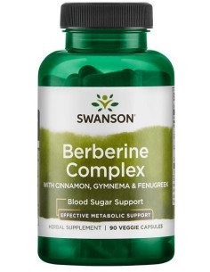 Berberine Complex with Cinnamon, Gymnema & Fenugreek - 90...