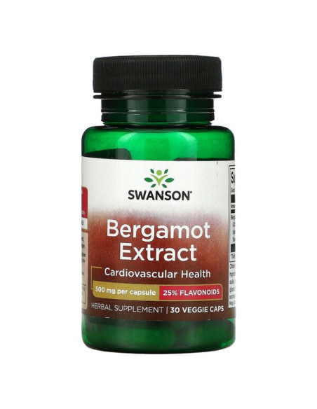 Bergamot Extract, 500mg - 30 vcaps | Swanson