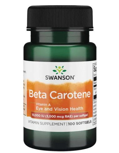 Beta-Carotene (Vitamin A), 10 000 IU - 100...