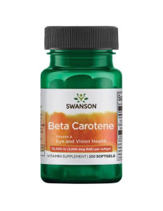 Beta-Carotene (Vitamin A), 10 000 IU - 250 softgels |...