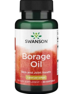 Borage Oil, 1000mg - 60 softgels | Swanson