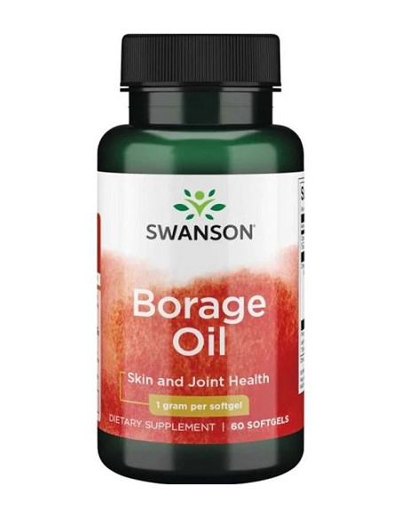 Borage Oil, 1000mg - 60 softgels | Swanson