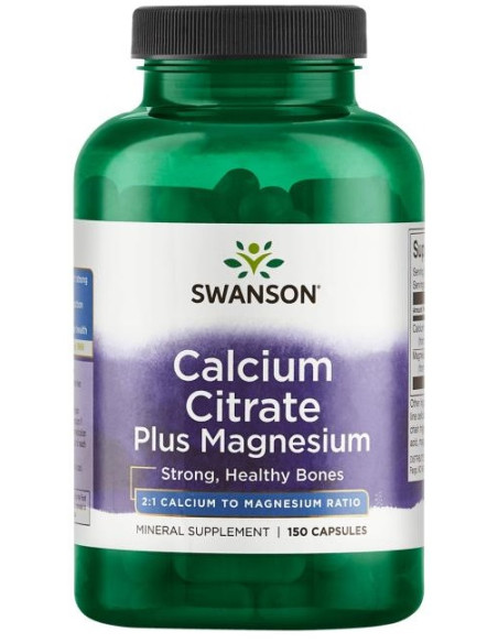 Calcium Citrate Plus Magnesium - 150 caps | Swanson