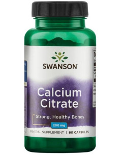Calcium Citrate, 200mg - 60 caps | Swanson