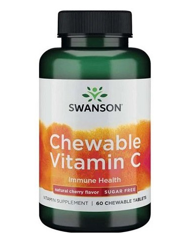 Chewable Vitamin C, Natural Cherry Flavour - 60...