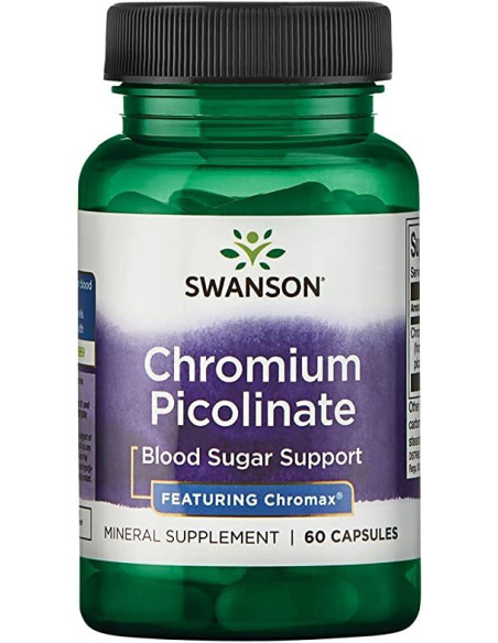 Chromium Picolinate Featuring Chromax, 200mcg - 60 caps | Swanson
