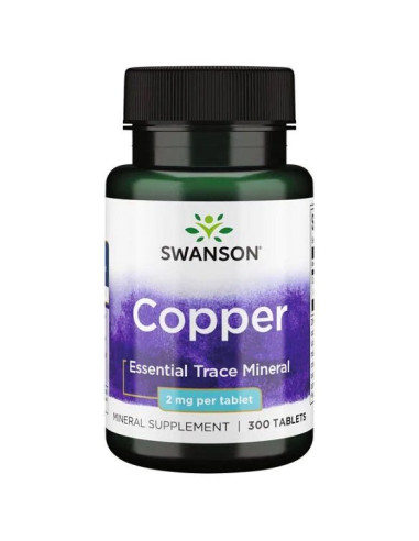 Copper, 2mg - 300 tablets | Swanson