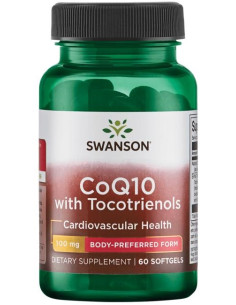 CoQ10, 100 mg (with 10mg Tocotrienols) - 60 softgels |...