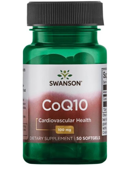 CoQ10, 100mg - 50 softgels | Swanson